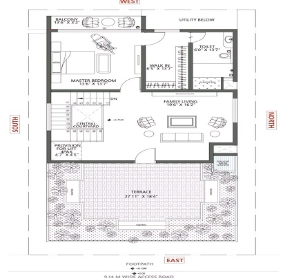 DRA Homes Chembarambakkam floor plan