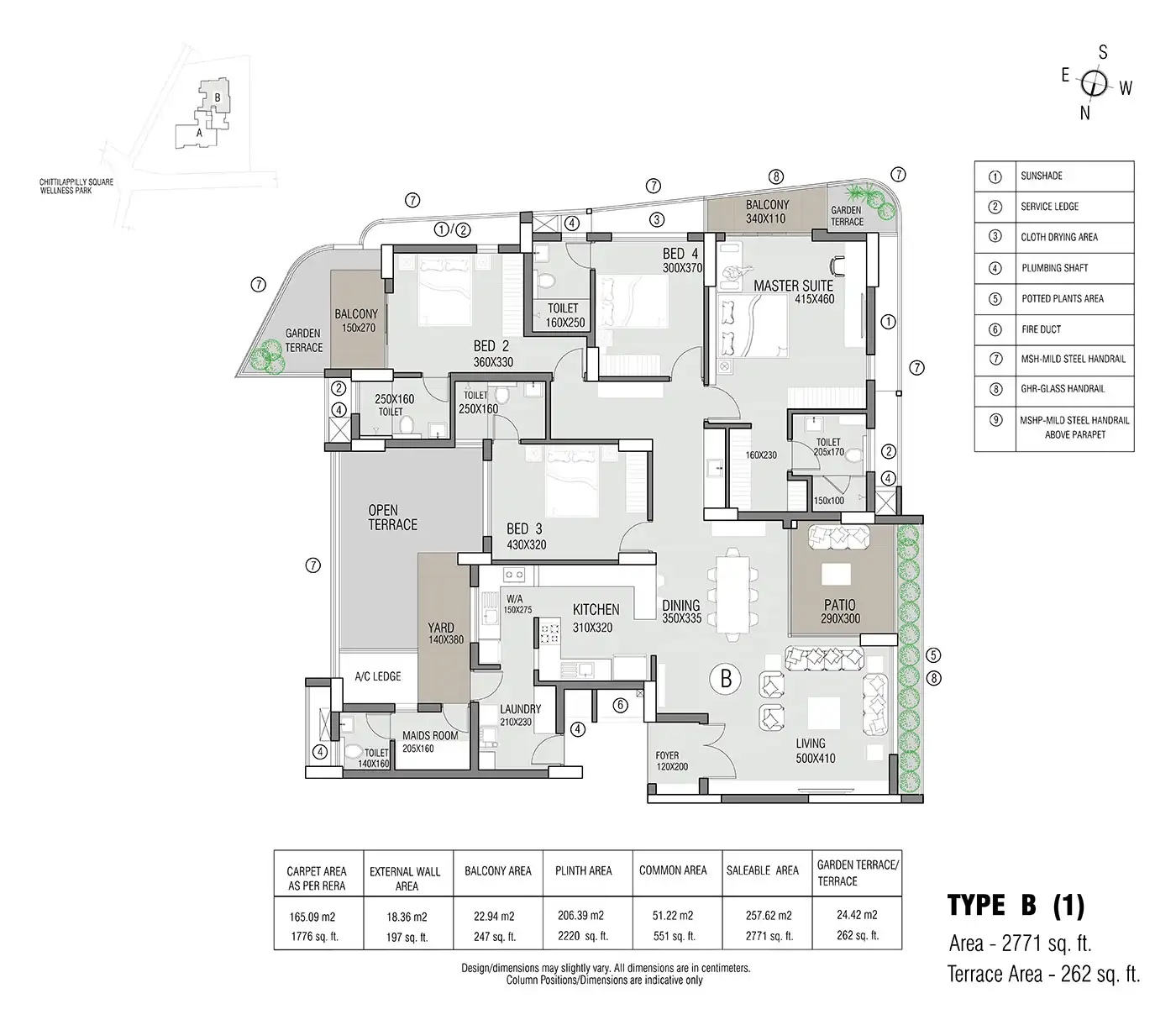 DRA Homes Navalur
 Retail Shop Floor Plan