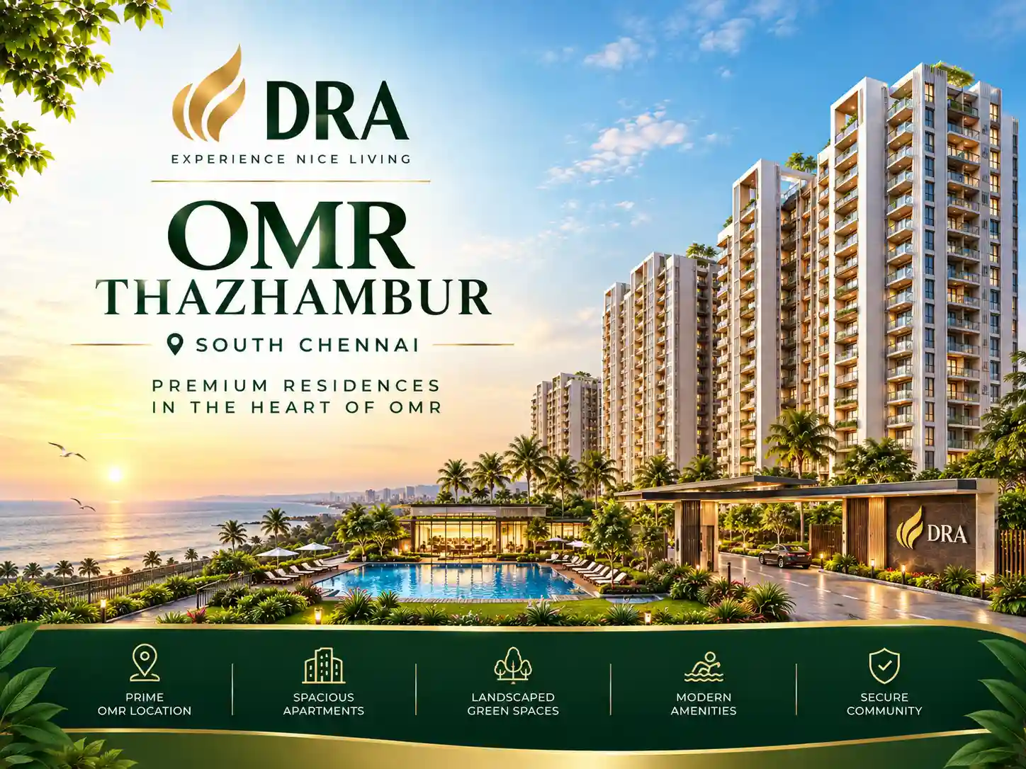 DRA OMR Thazhambur premium homes in Thazhambur, South Chennai