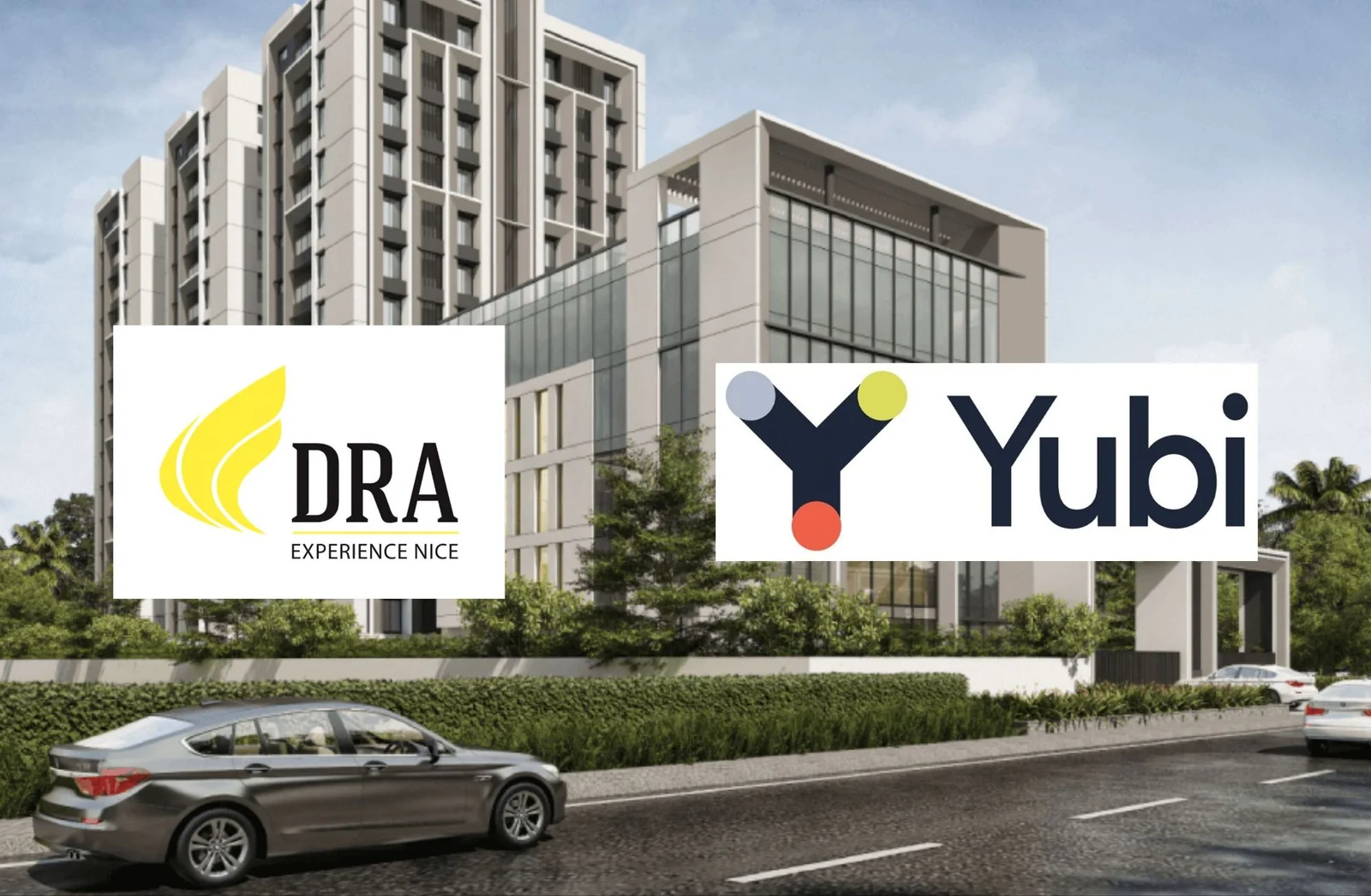 DRA Homes Yubi Partnership Logo